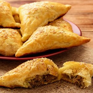 Puff pastries with meat